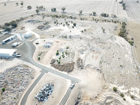 Warracknabeal Transfer Station Drone Image.JPG